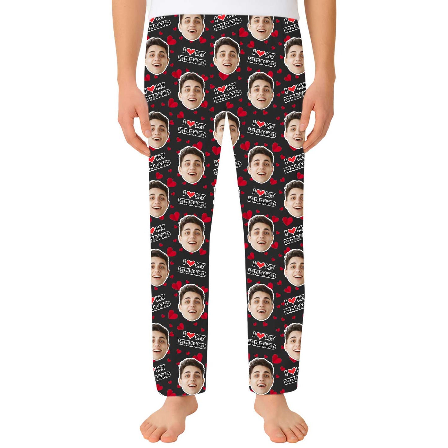Men's I Love My Husband PJ Bottoms