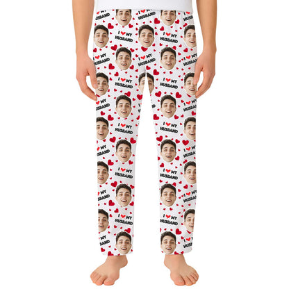 Men's I Love My Husband PJ Bottoms
