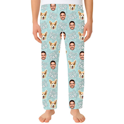 Men's Dog Dad Personalised PJ Bottoms