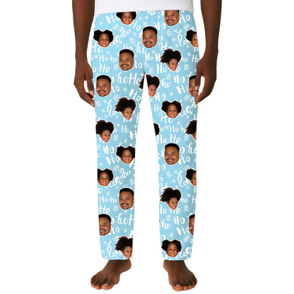 Men's Ho Ho Ho Personalised PJ Bottoms