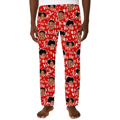 Men's Ho Ho Ho Personalised PJ Bottoms
