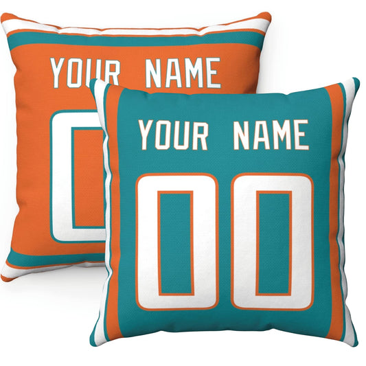 Throw Pillow Miami Custom Any Name and Number