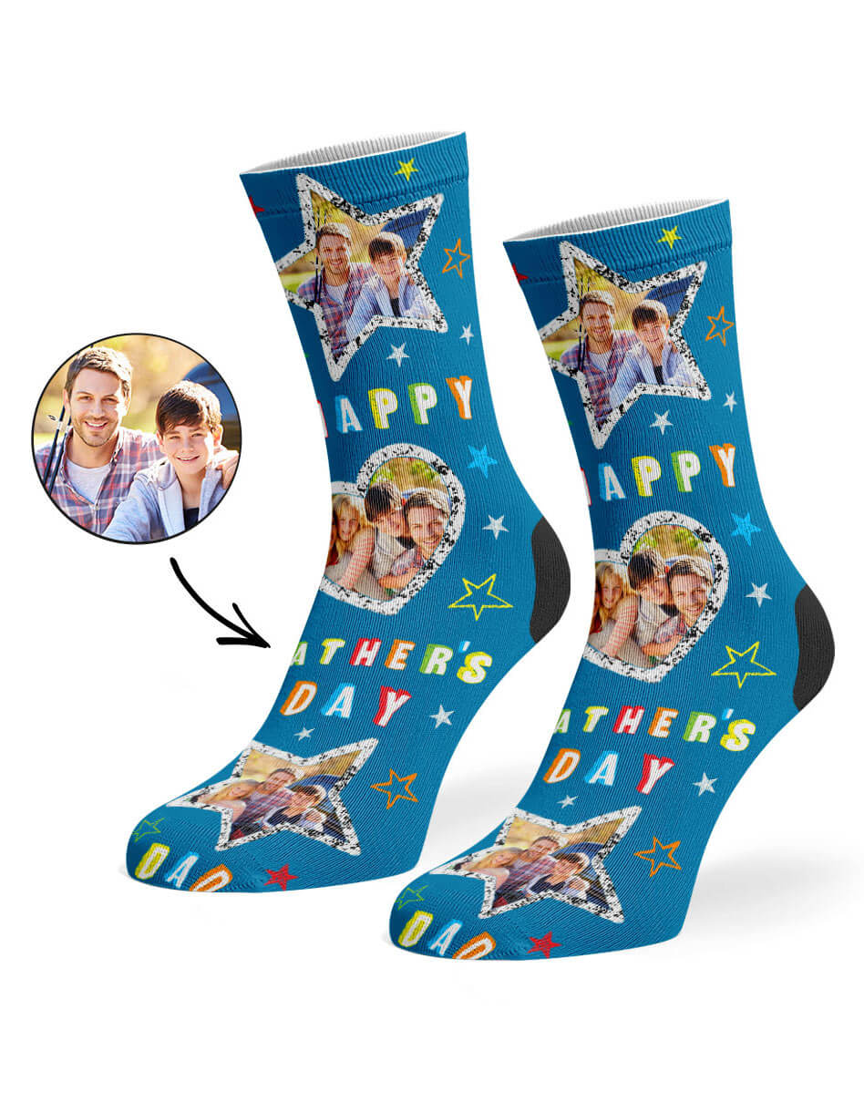 Father's Day Collage Socks