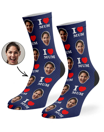 I Love Mum Socks