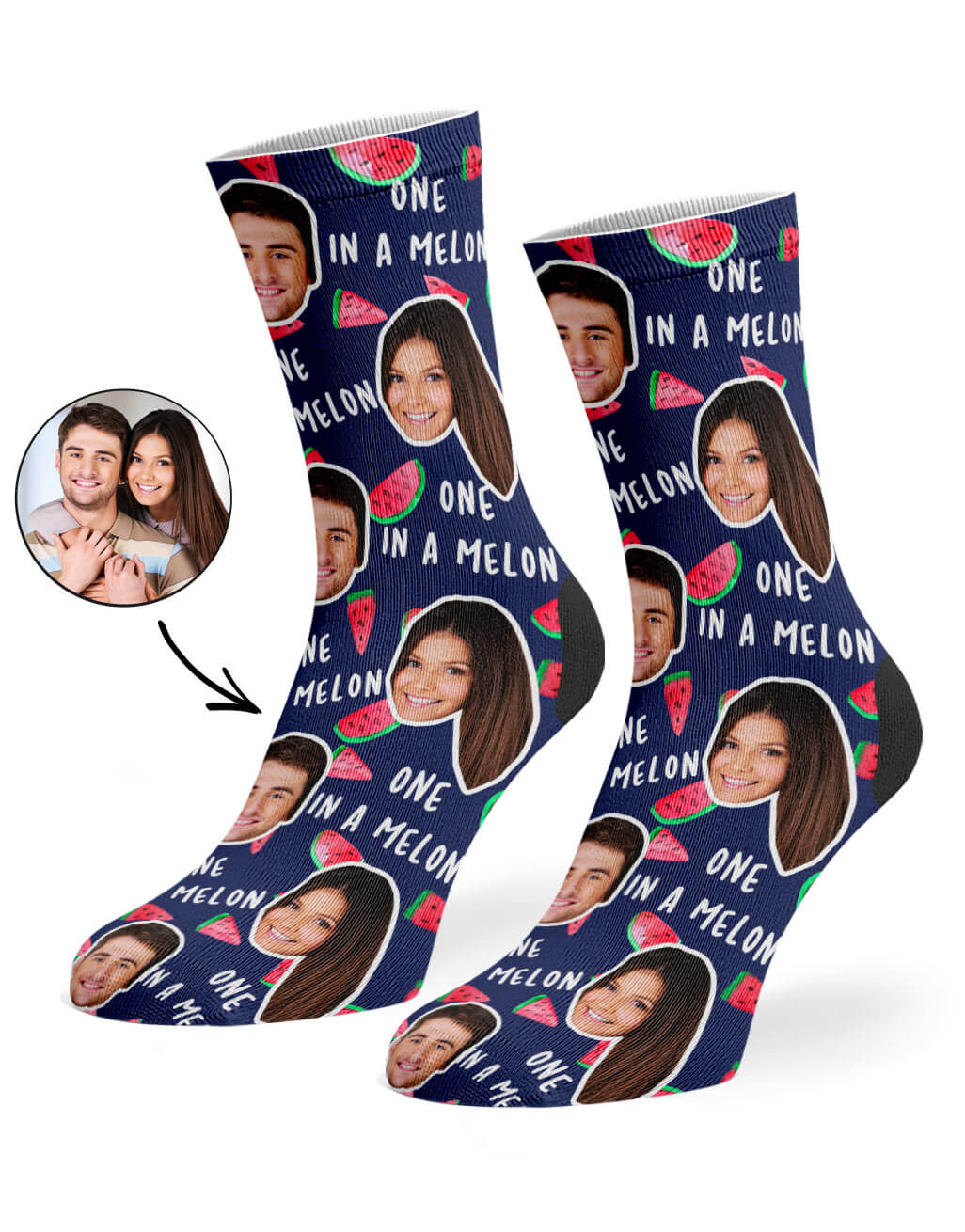 One In A Melon Socks
