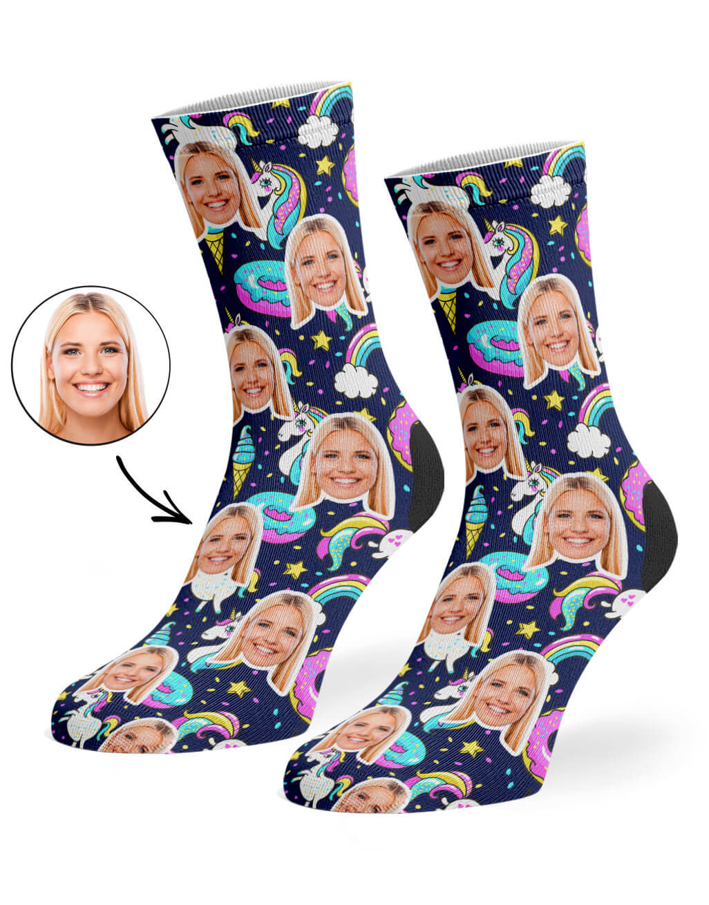 Unicorn & Donut Socks