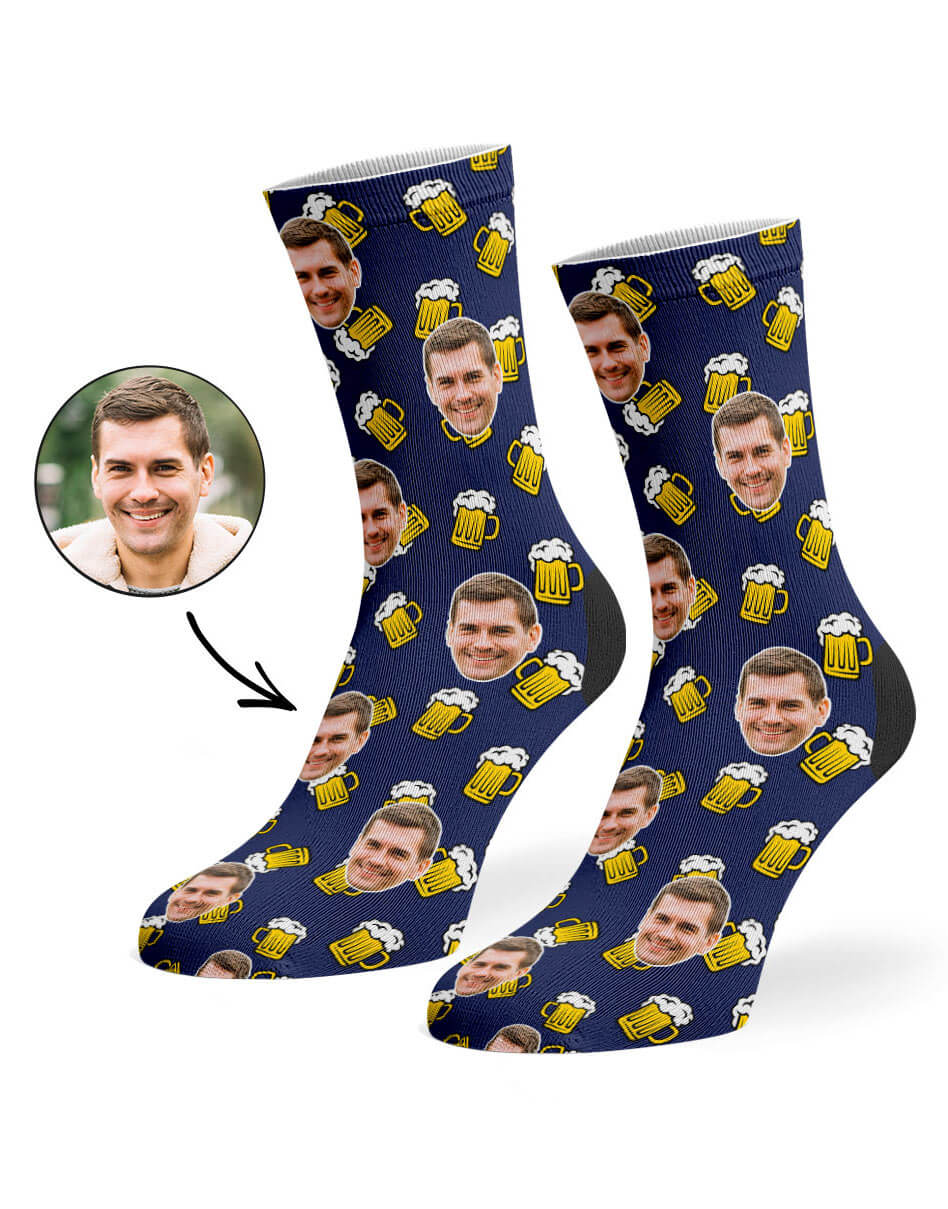 Beer Face Socks