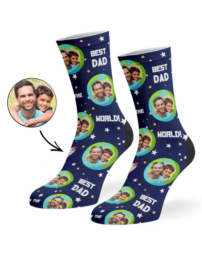 Best Dad In The World Socks