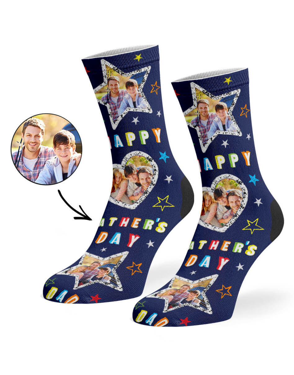 Father's Day Collage Socks