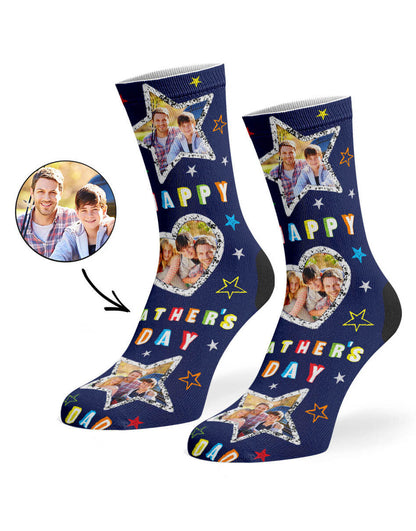 Father's Day Collage Socks