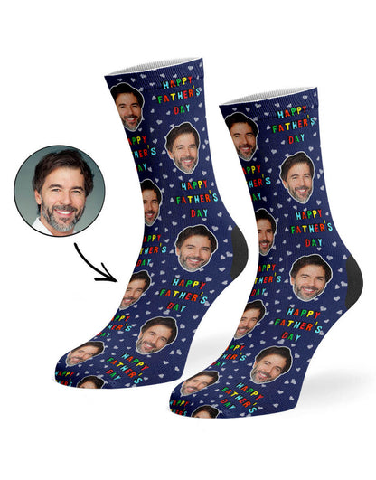 Happy Father's Day Face Socks