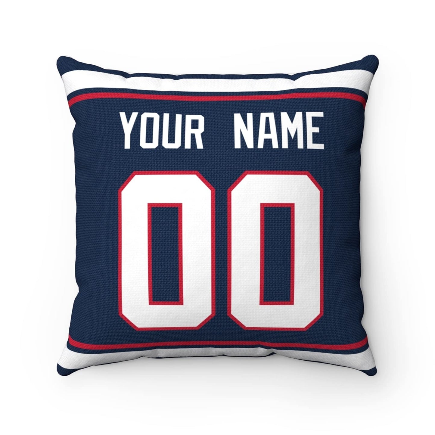 Throw Pillow New England Custom Any Name and Number