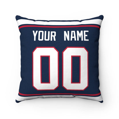 Throw Pillow New England Custom Any Name and Number