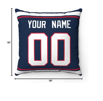 Throw Pillow New England Custom Any Name and Number
