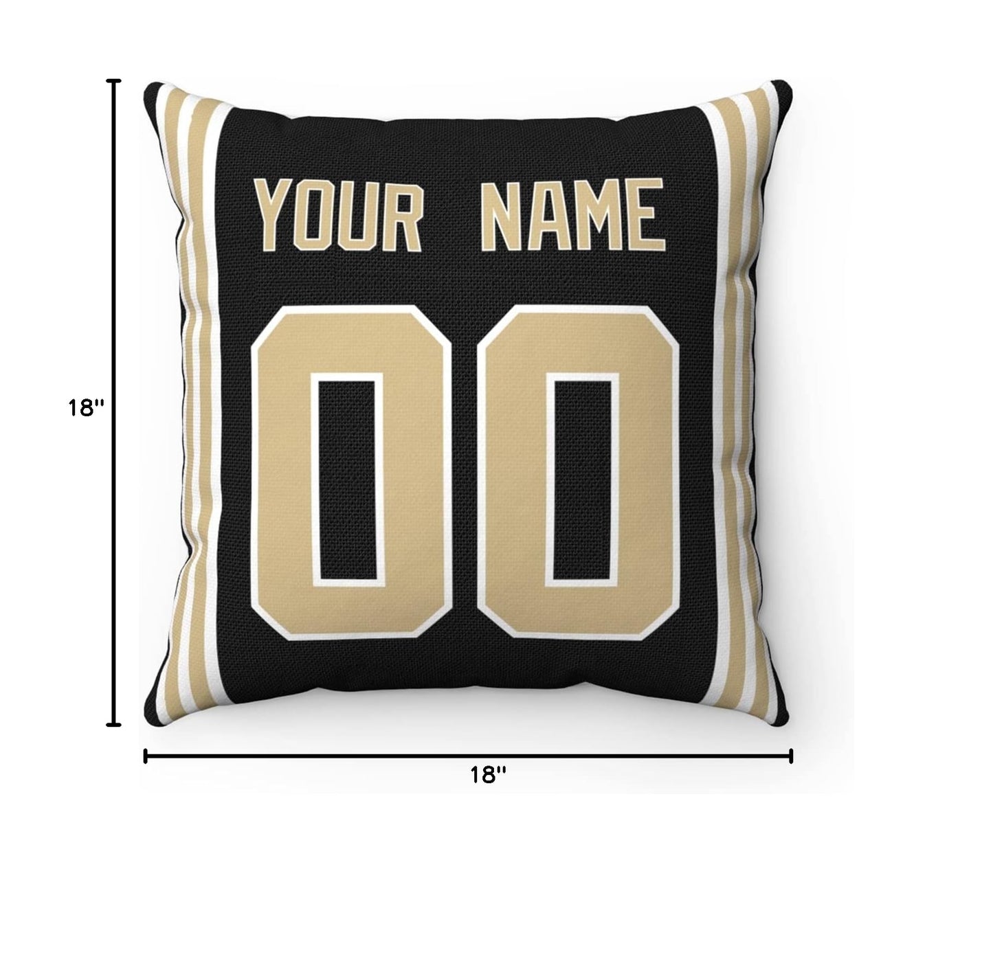 Throw Pillow New Orleans Custom Any Name and Number