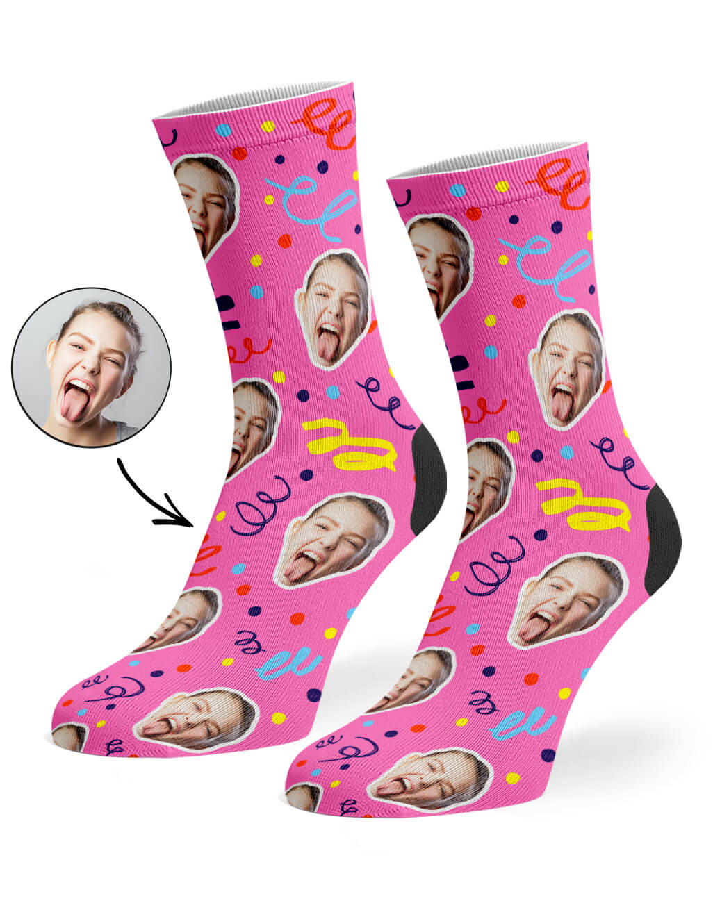 Happy Birthday Confetti Socks