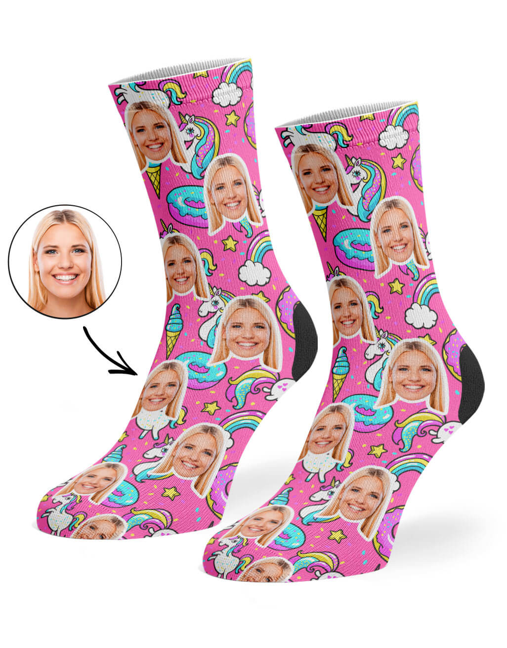 Unicorn & Donut Socks