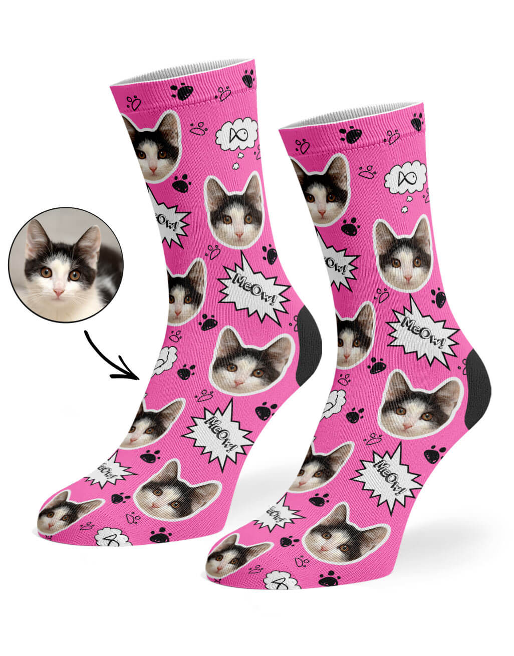 Your Cat Meow Socks
