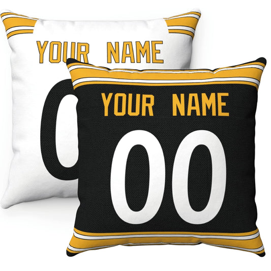 Throw Pillow Pittsburgh Custom Any Name and Number