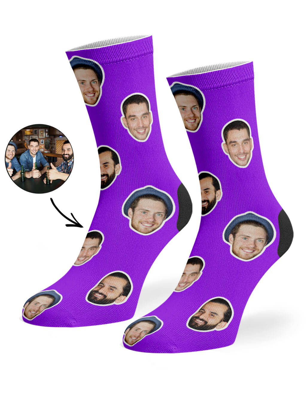 Best Friend Face Socks
