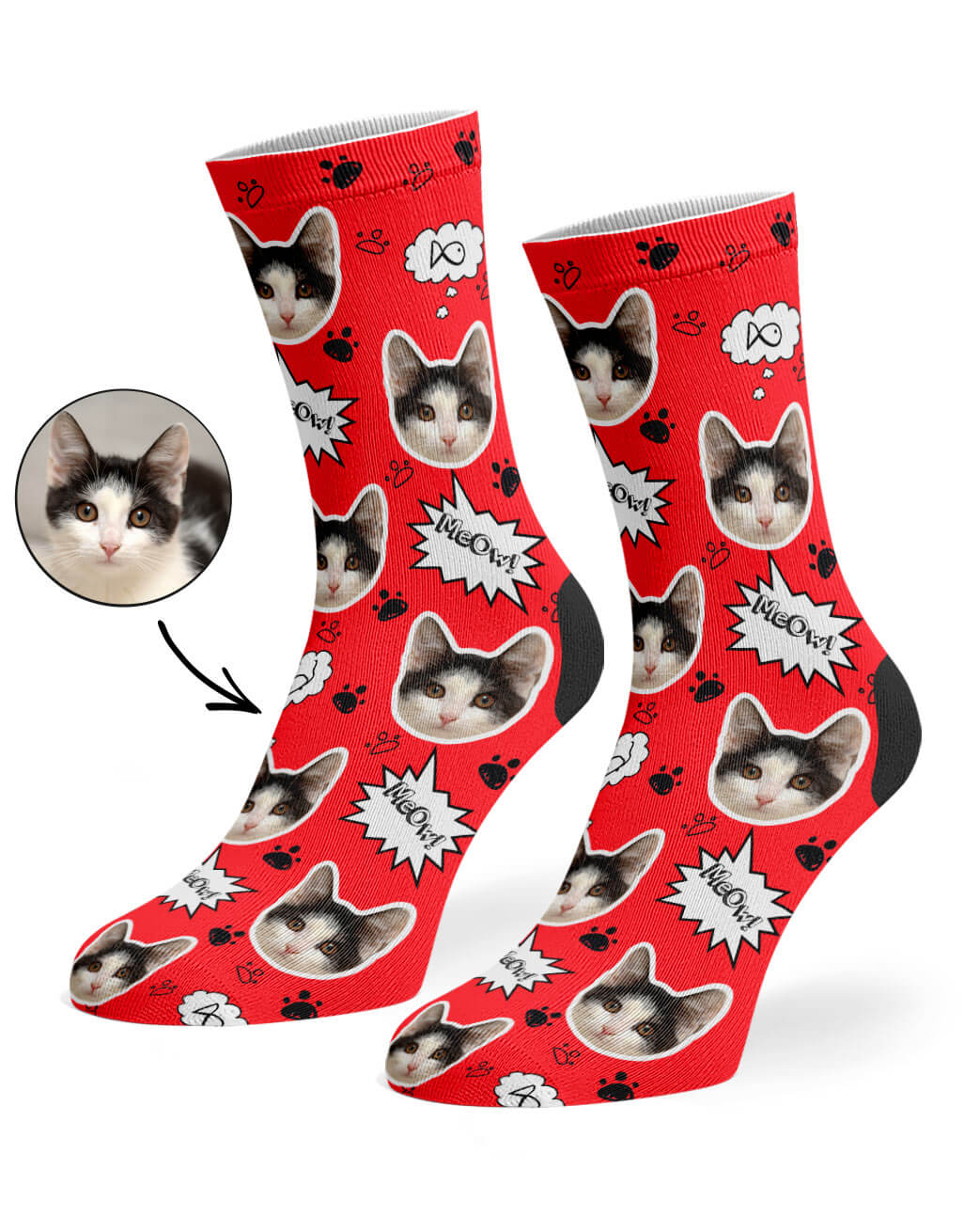 Your Cat Meow Socks