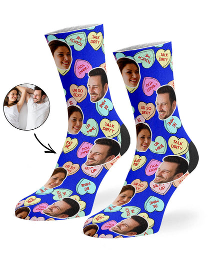 Naughty Love Hearts Socks