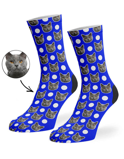 Polka Cat Socks
