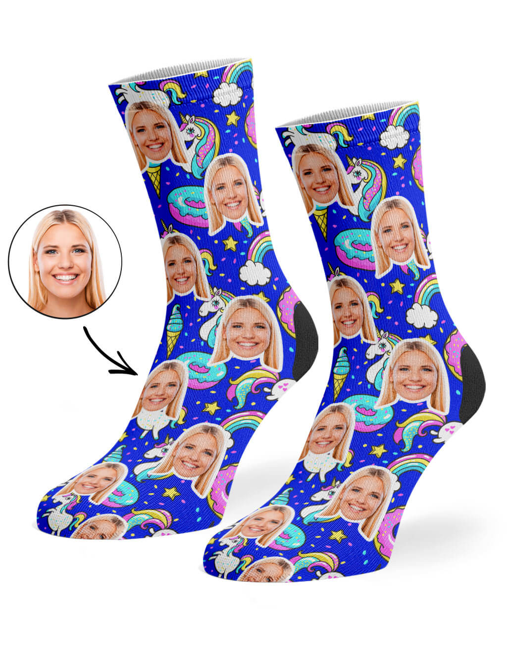 Unicorn & Donut Socks