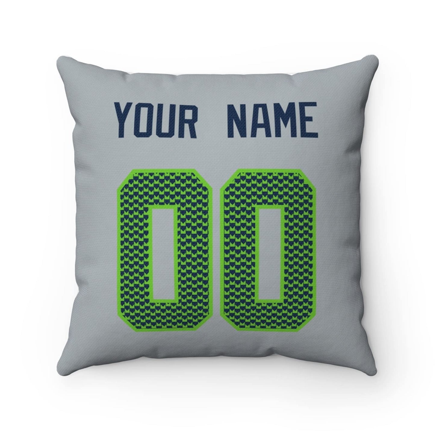 Throw Pillow Seattle Custom Any Name and Number