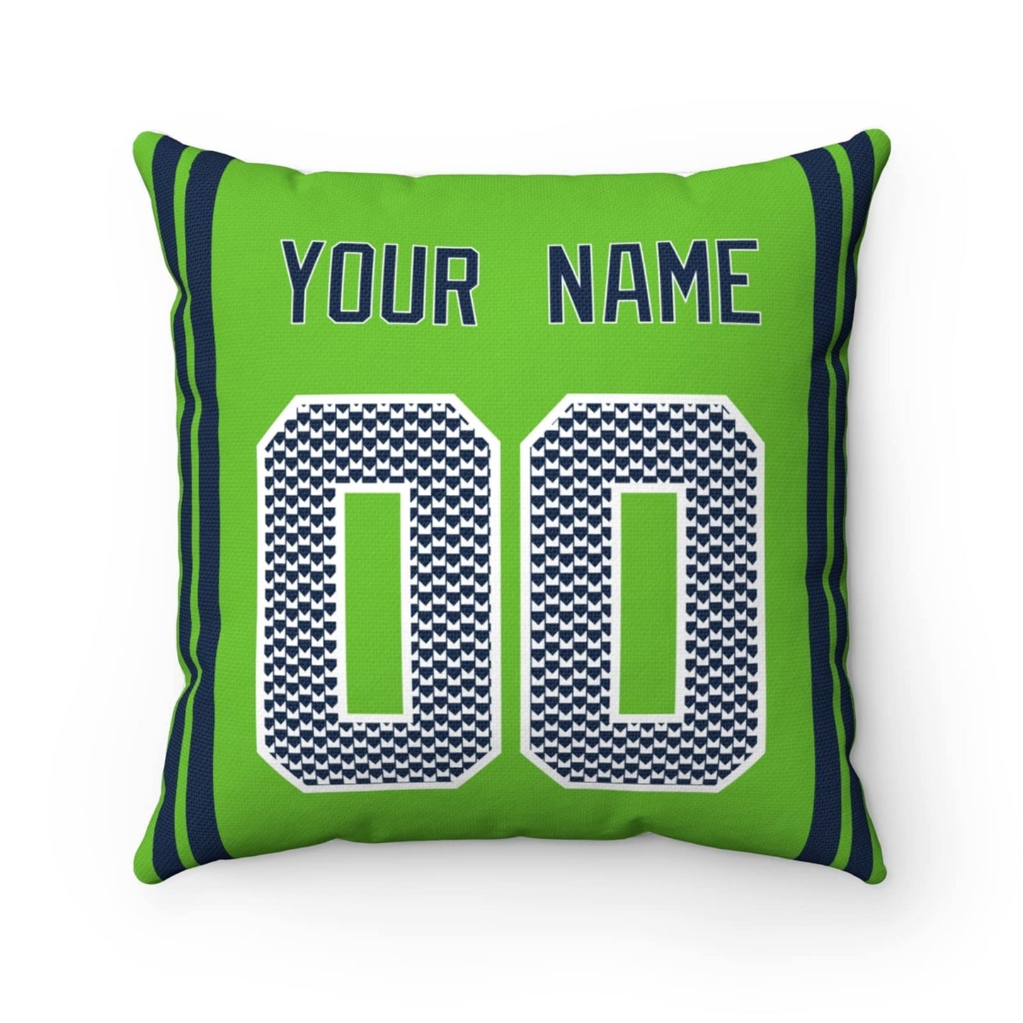 Throw Pillow Seattle Custom Any Name and Number