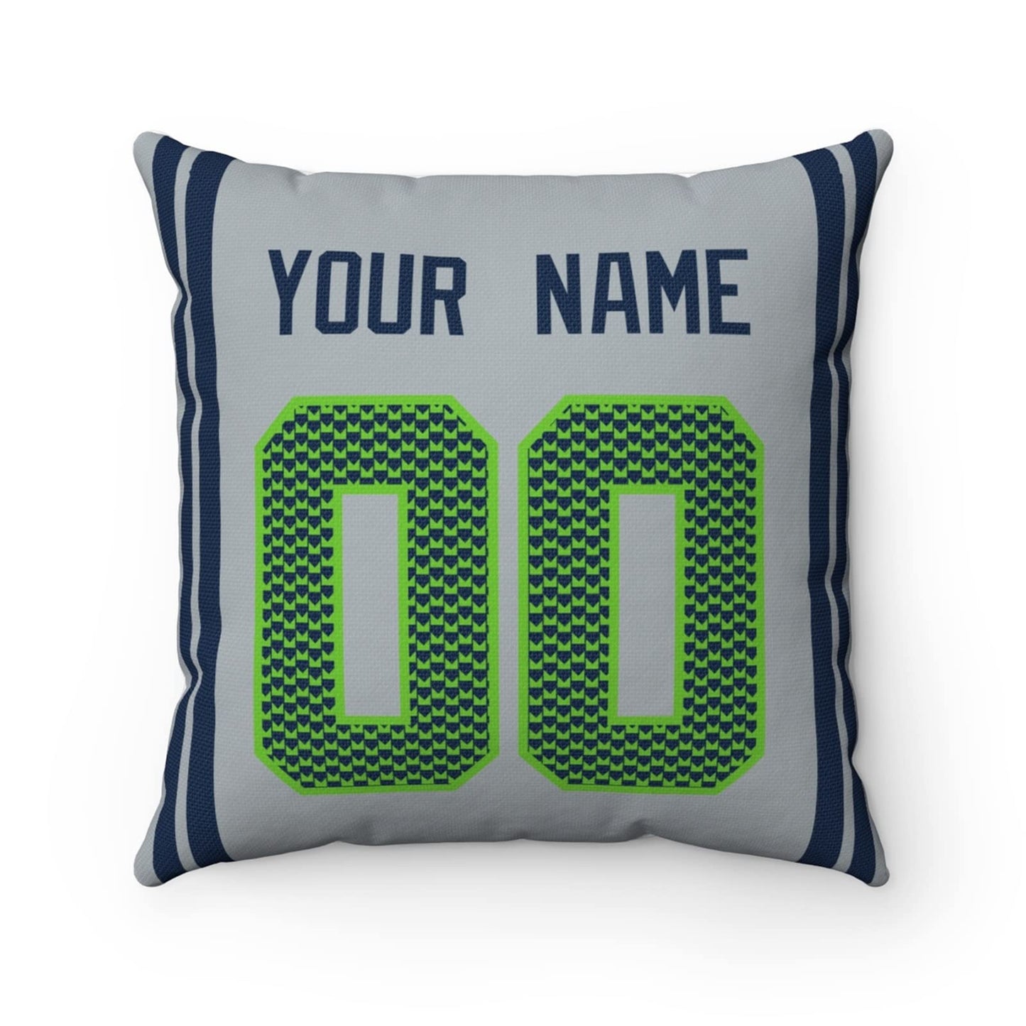 Throw Pillow Seattle Custom Any Name and Number