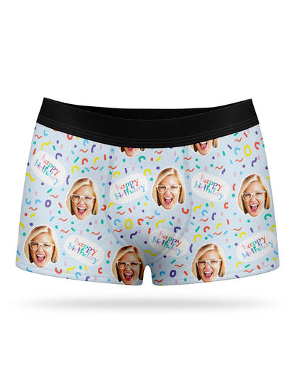 Happy Birthday Face Boxers