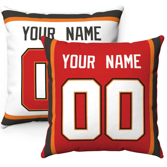 Throw Pillow Tampa Custom Any Name and Number