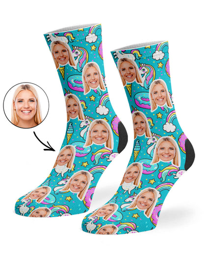 Unicorn & Donut Socks