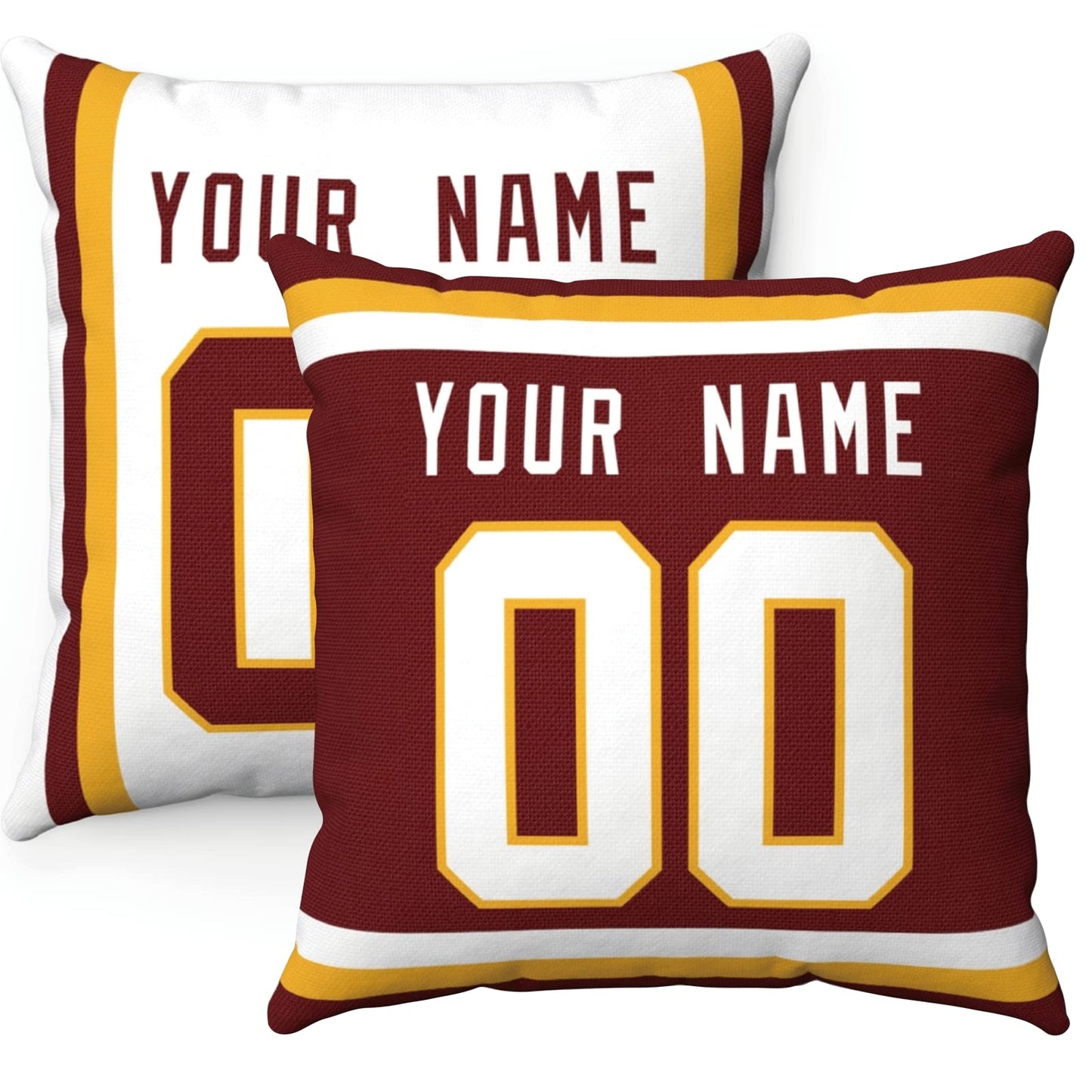 Throw Pillow Washington Custom Any Name and Number