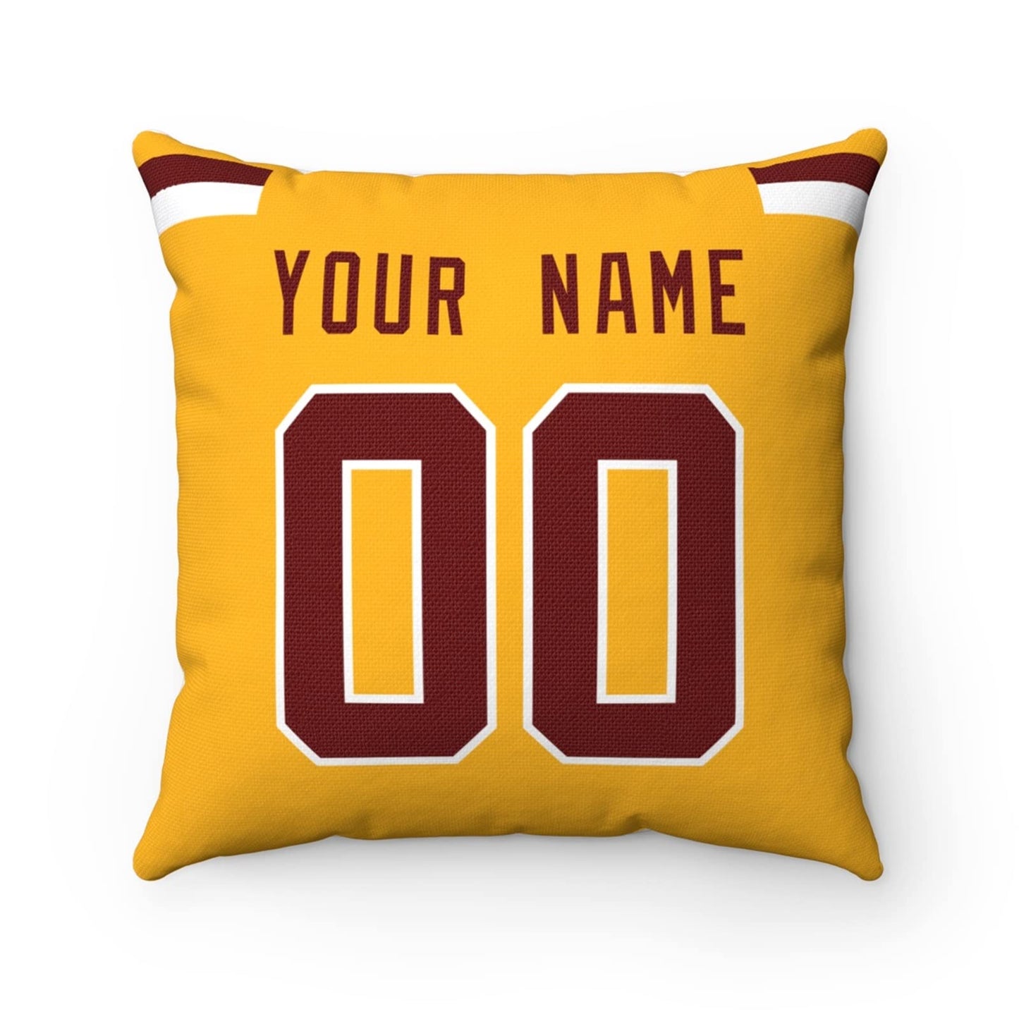 Throw Pillow Washington Custom Any Name and Number