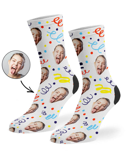 Happy Birthday Confetti Socks