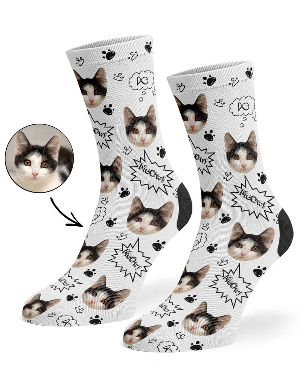 Your Cat Meow Socks