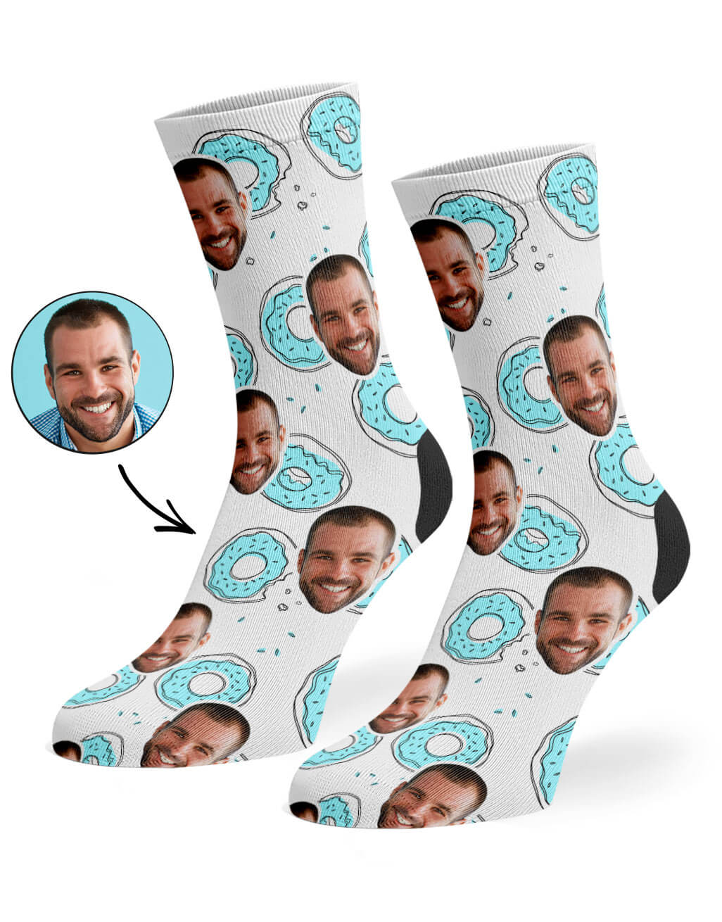 Donut Doodle Socks
