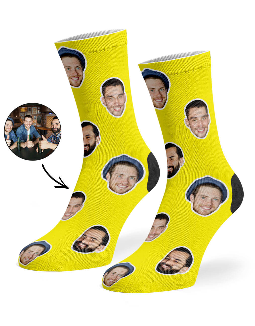 Best Friend Face Socks