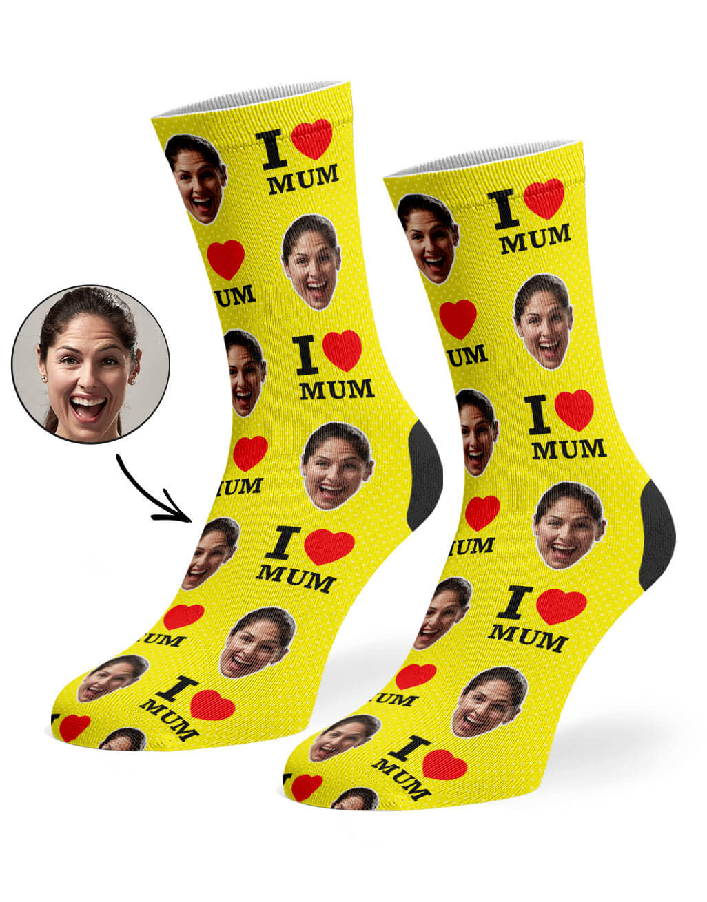 I Love Mum Socks