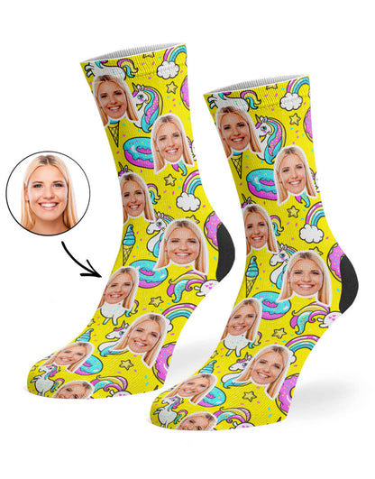 Unicorn & Donut Socks