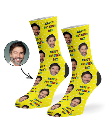 Happy Father's Day Face Socks