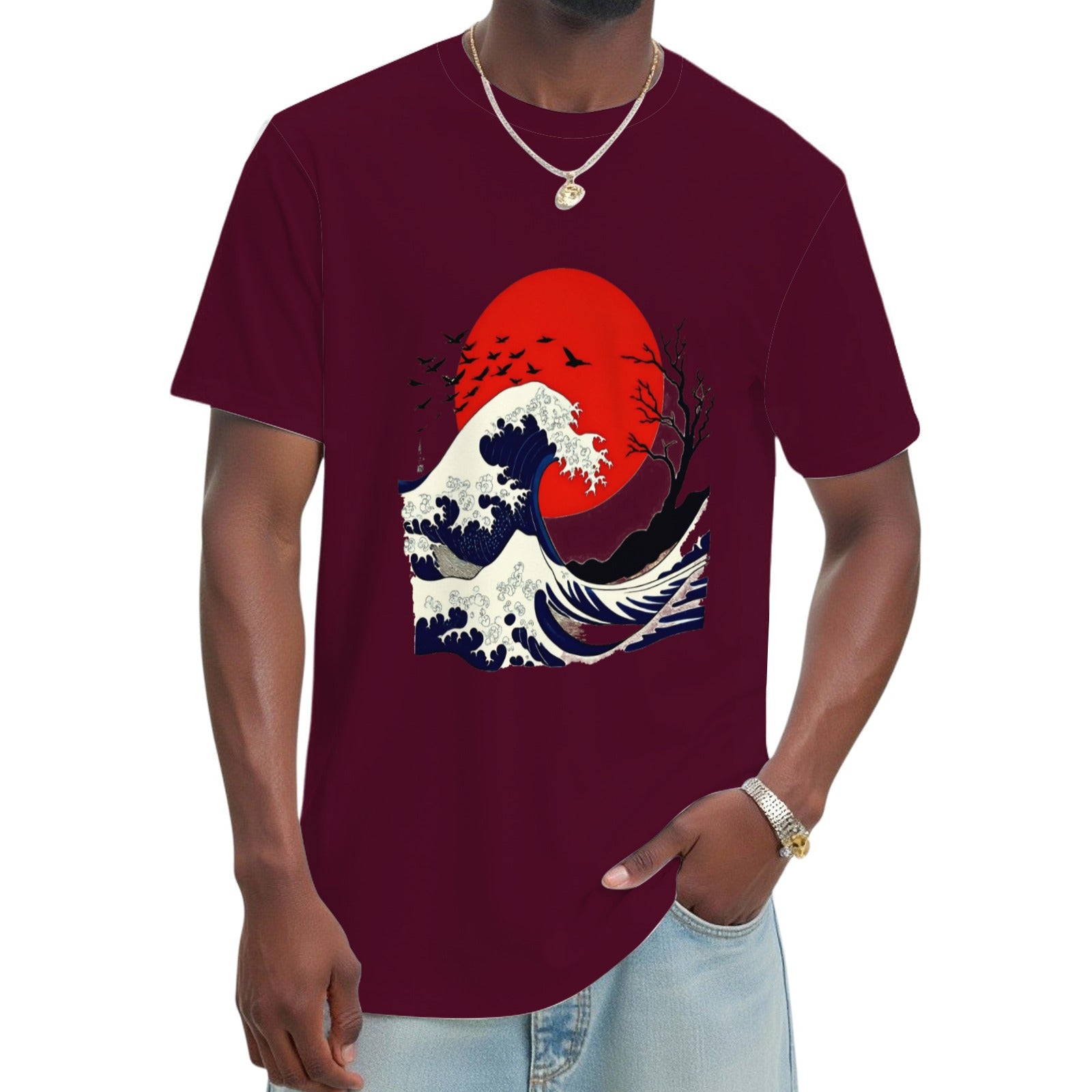 Vintage Kanagawa Japanese The great wave T-Shirt