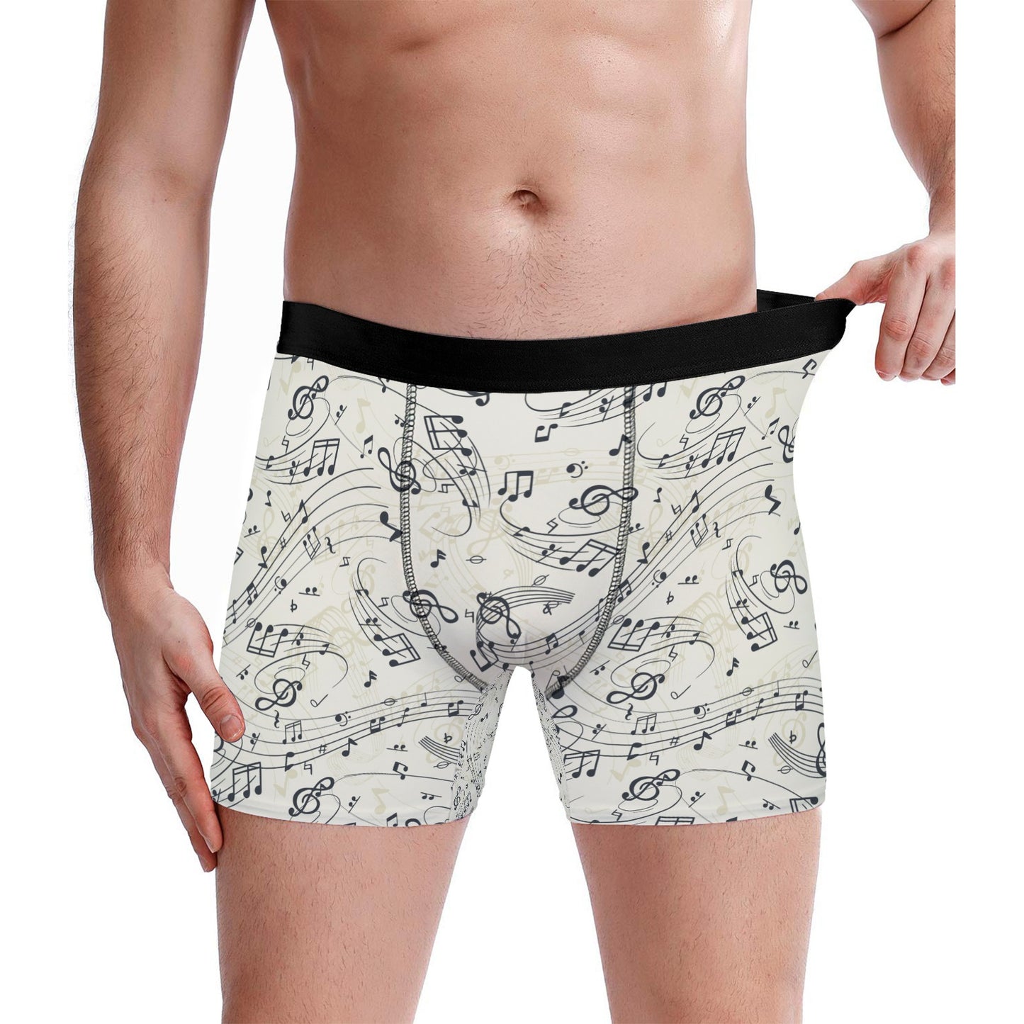 Custom Men's Underwear & Socks Set - Music Design