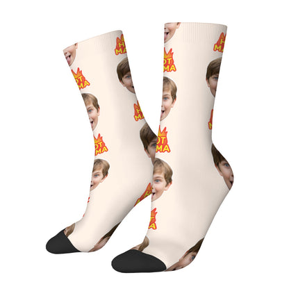 Custom Hot Mom Sock