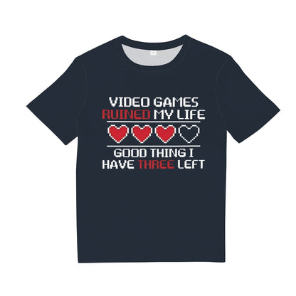 Video Games Ruined My Life Tee Shirt
