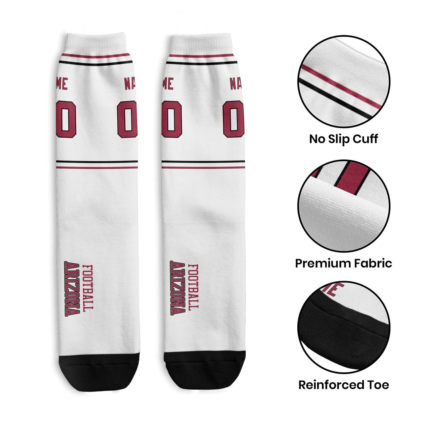Custom Arizona Sports Socks with Personalized Touch