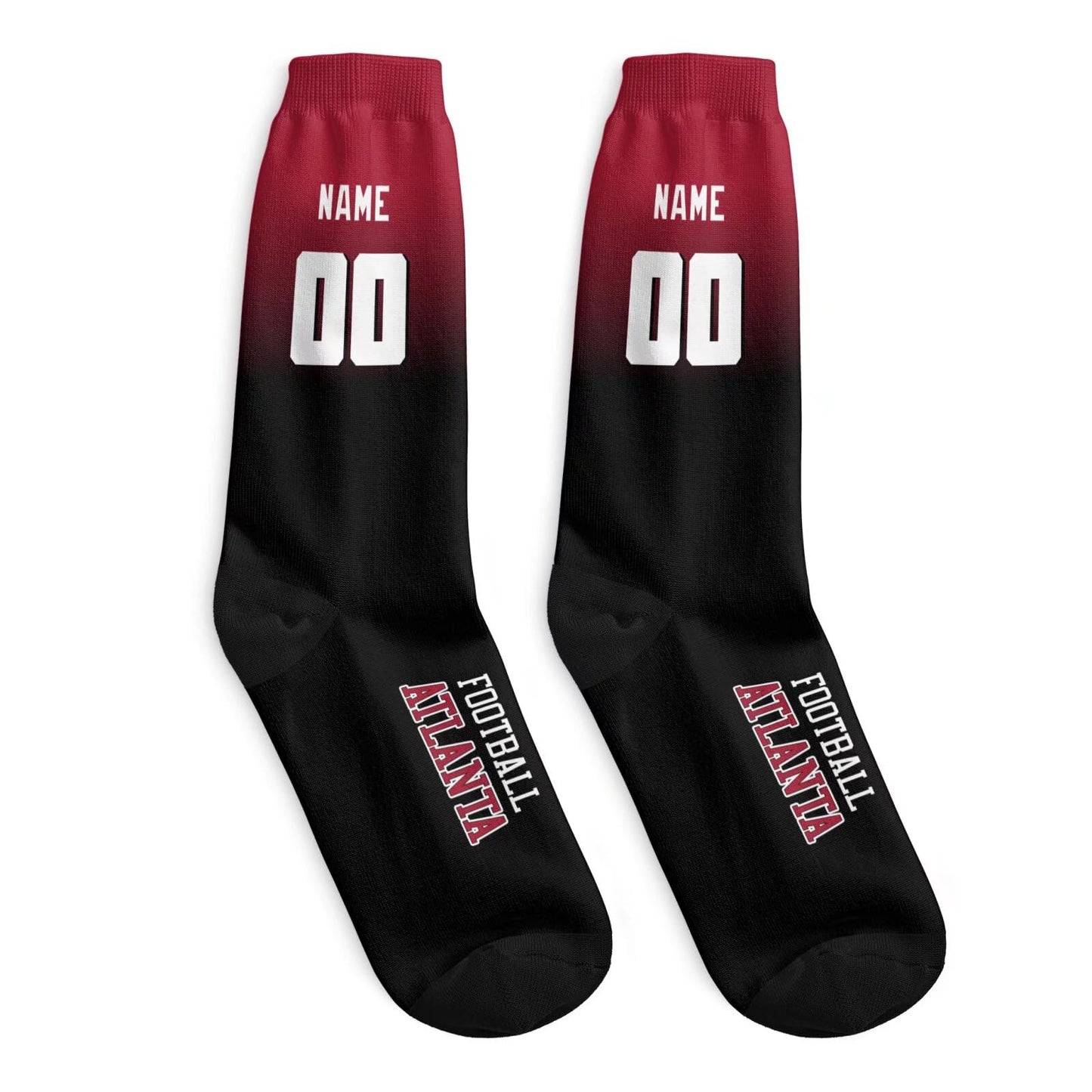 Atlanta Custom Socks Add Name or Number