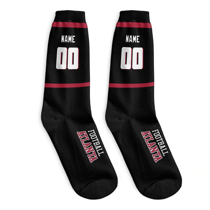 Atlanta Custom Socks Add Name or Number
